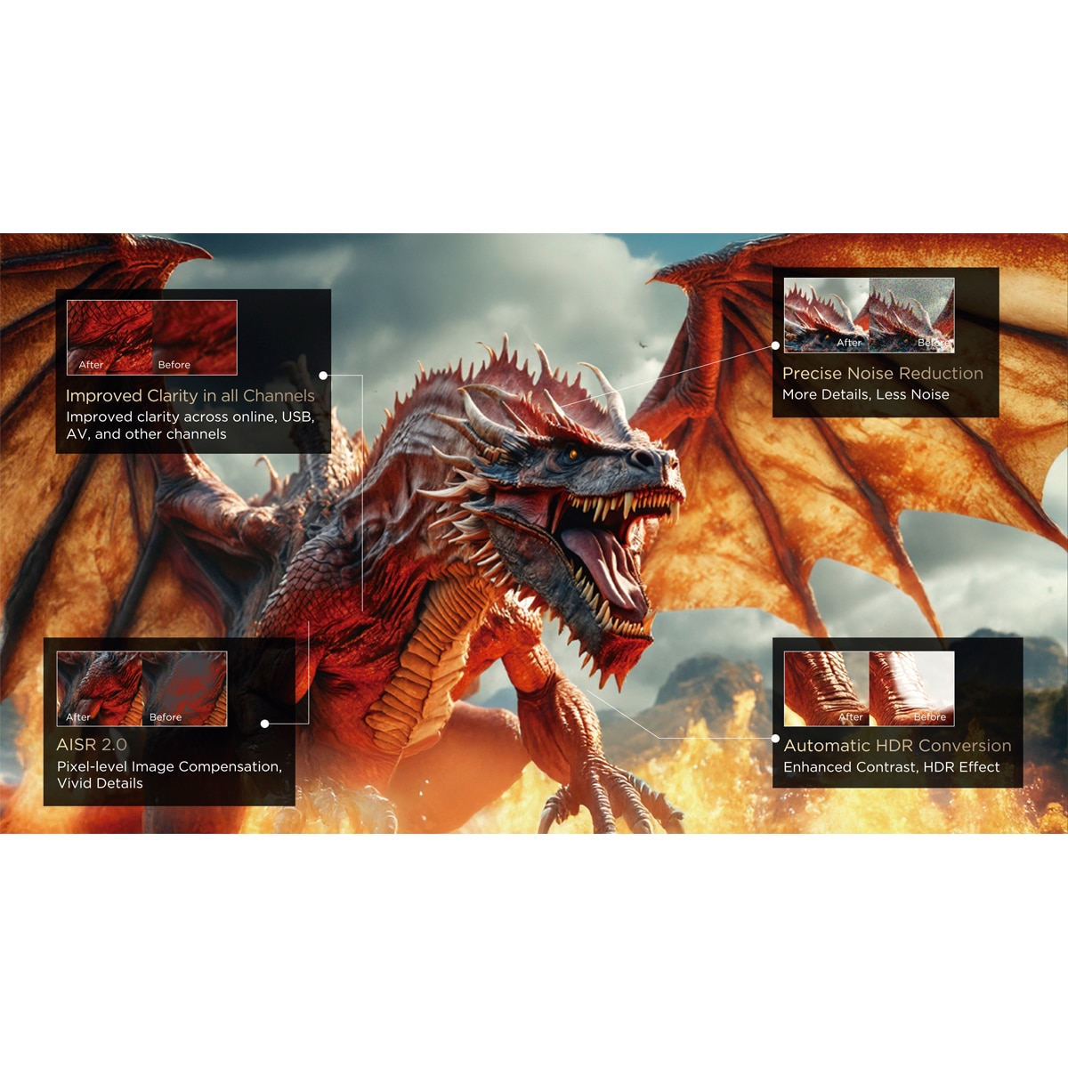 TV RGB-MiniLED 189cm (75") TCL 75RM7L, 4K HDR 2000 nits, Google TV, 2.1 Onkyo, 144Hz Acero oscuro-3