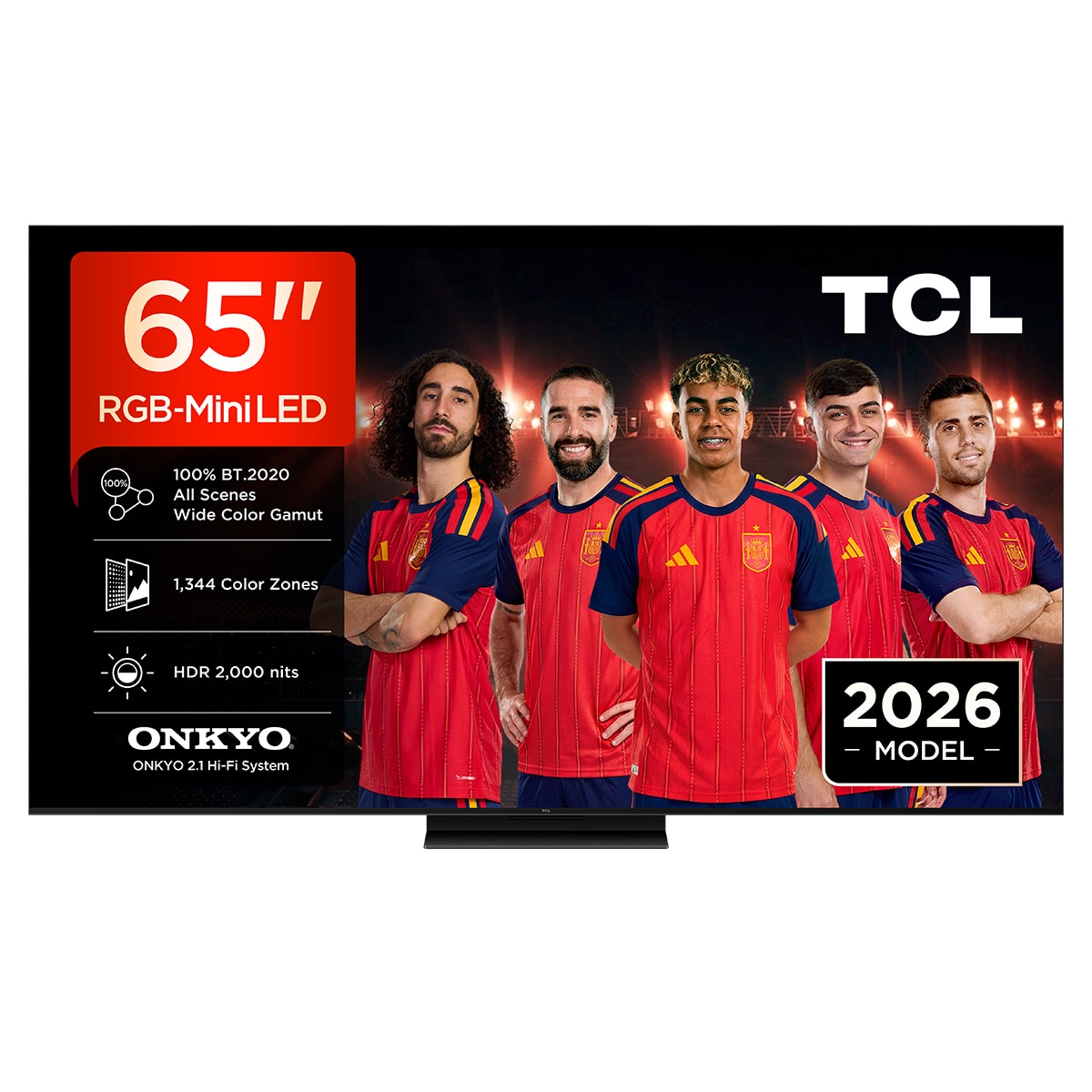 Imagen 0 de TV RGB-MiniLED 164cm (65") TCL 65RM7L, 4K HDR 2000 nits, Google TV, 2.1 Onkyo, 144Hz