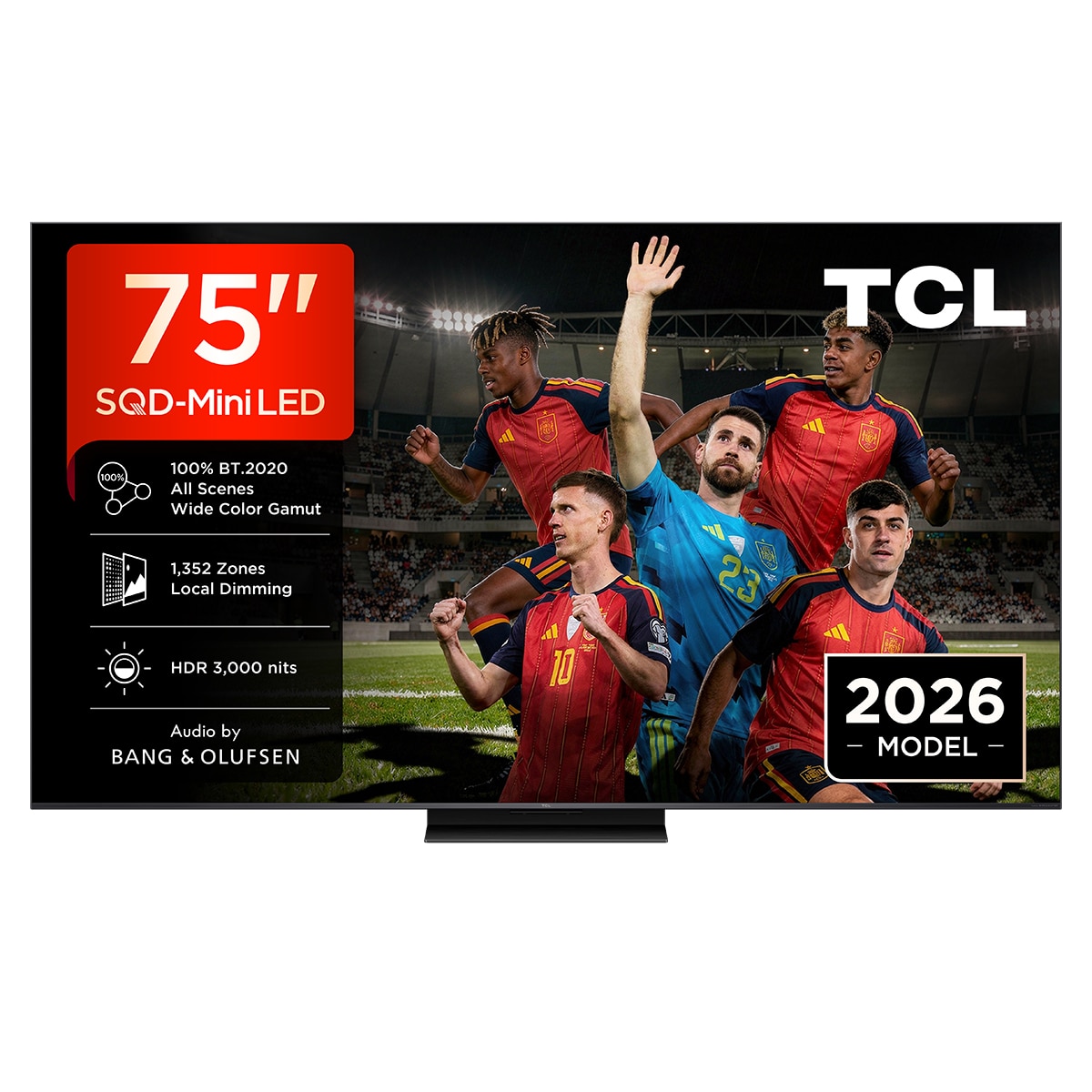 Imagen 0 de TV SQD-MiniLED 189cm (75") TCL 75C7L, 4K HDR 3000 nits, Google TV, 144Hz, Dolby Vision & Atmos, Audio by Bang & Olufsen