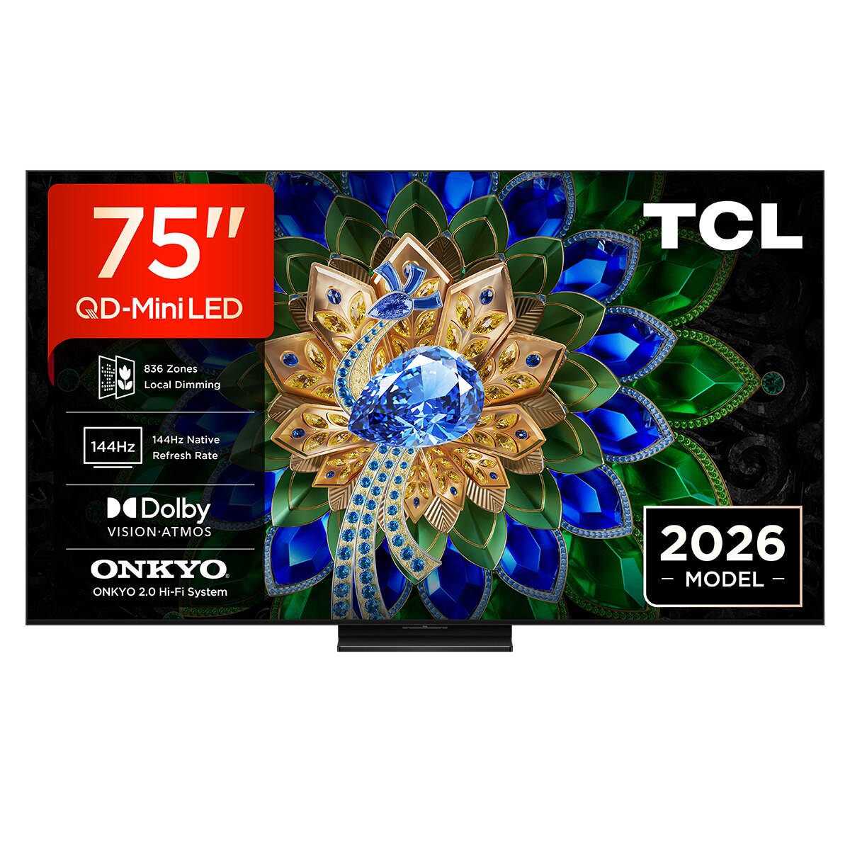 Imagen 0 de TV QD-MiniLED 215cm (85") TCL 85A400U, 4K HDR 2500 nits, Google TV, Dolby Vision IQ & Atmos, 2.0 Onkyo, 144Hz, AirPlay 2