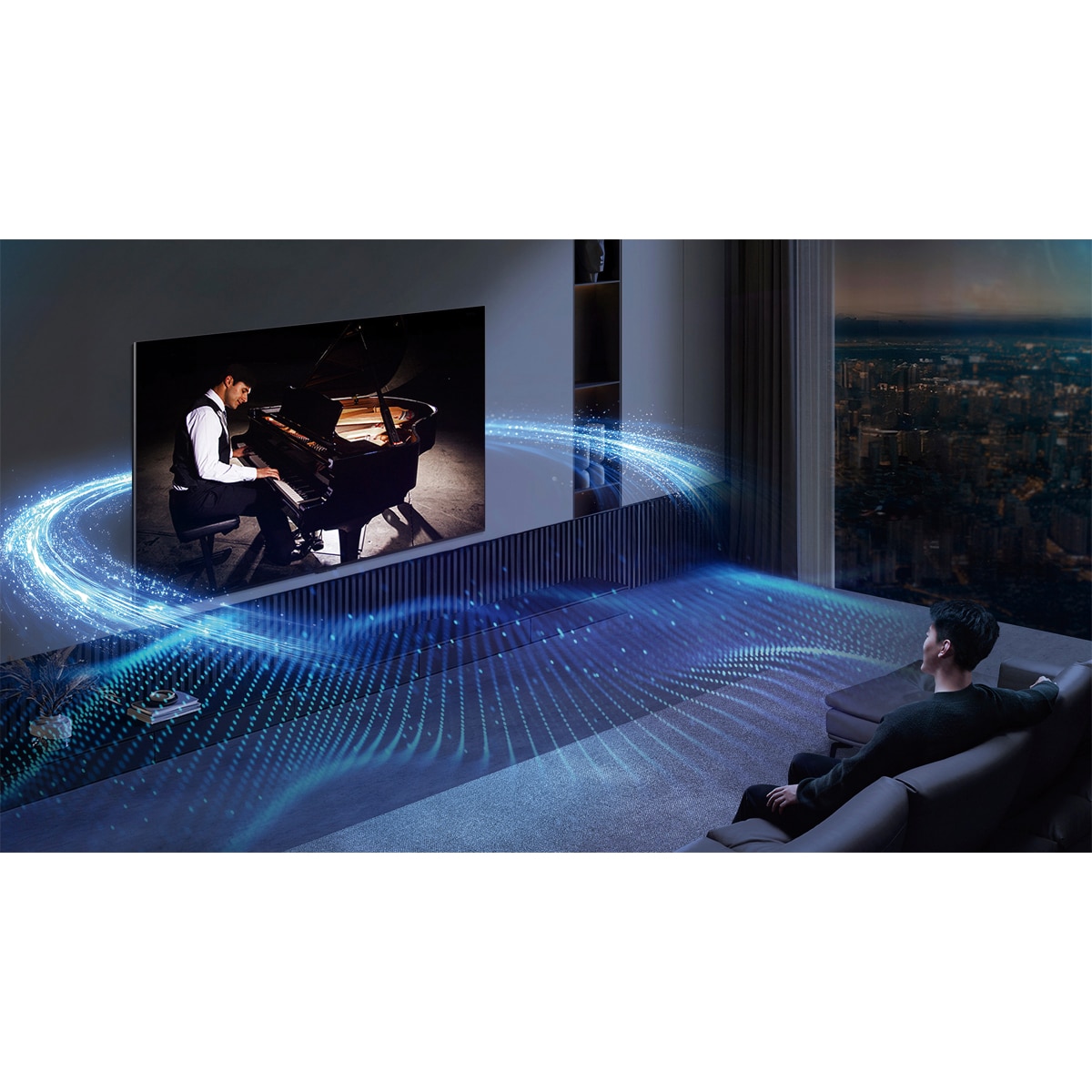 TV QD-MiniLED 164cm (65") TCL 65A400U, 4K HDR 2500 nits, Google TV, Dolby Vision IQ & Atmos, 2.0 Onkyo, 144Hz, AirPlay 2 Acero oscuro-5