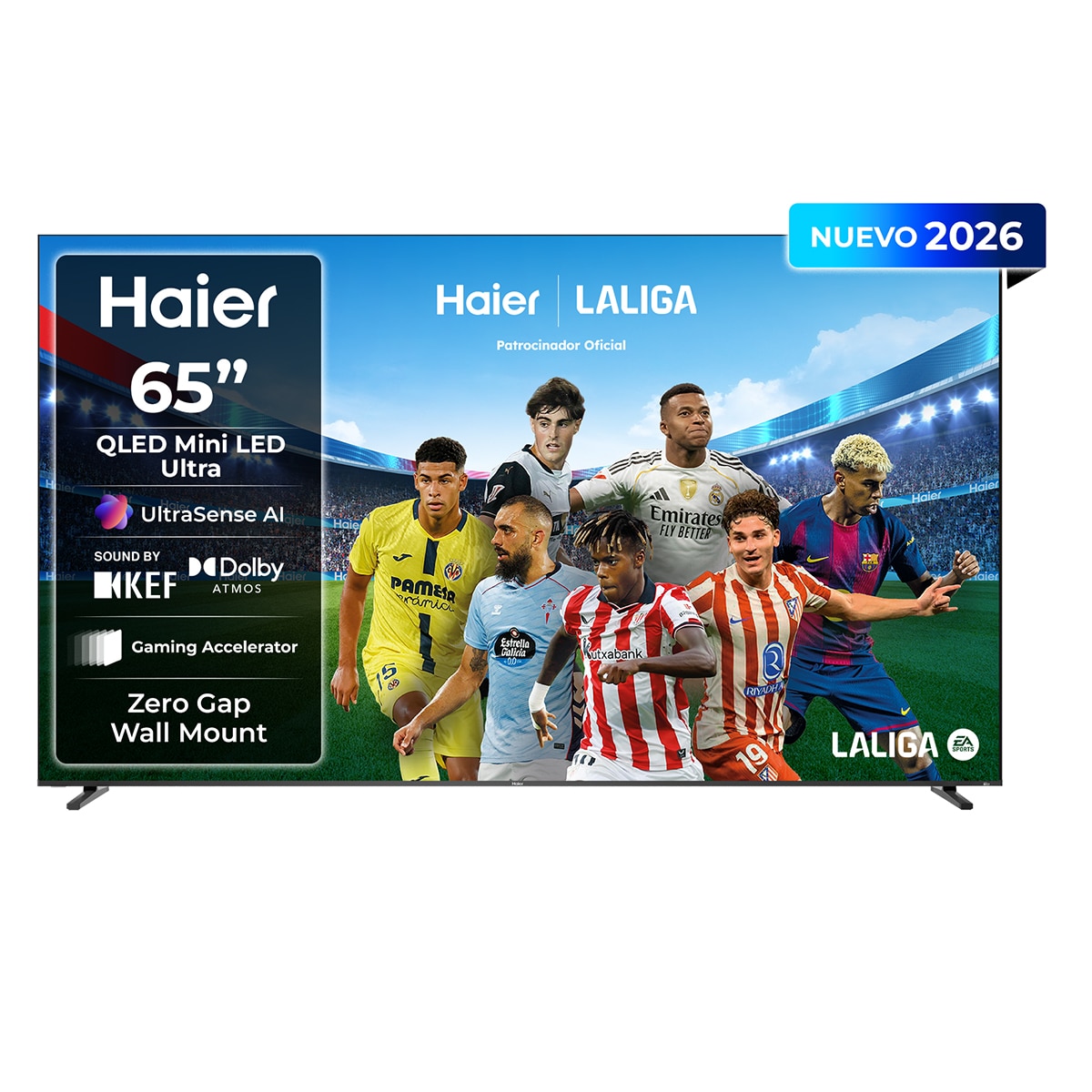 Imagen 0 de TV Mini LED 164 cm (65") Haier M92 H65M92FUX 4K UHD, 144Hz, Google TV, HDR10+, Dolby Vision IQ, Dolby Atmos
