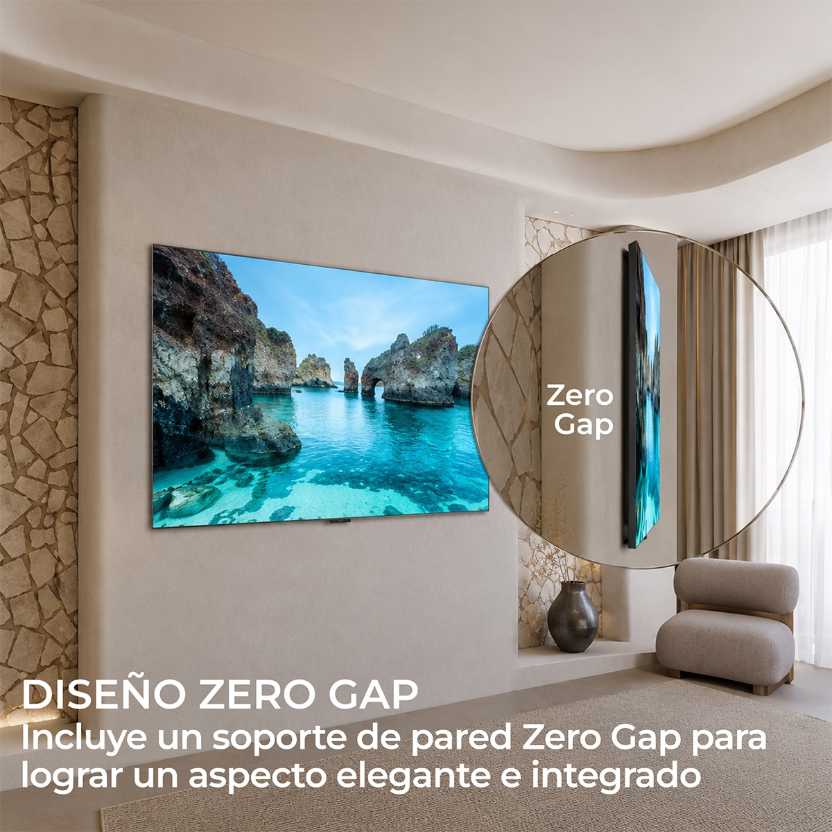 TV Mini LED 164 cm (65") Haier M92 H65M92FUX 4K UHD, 144Hz, Google TV, HDR10+, Dolby Vision IQ, Dolby Atmos Negro-7