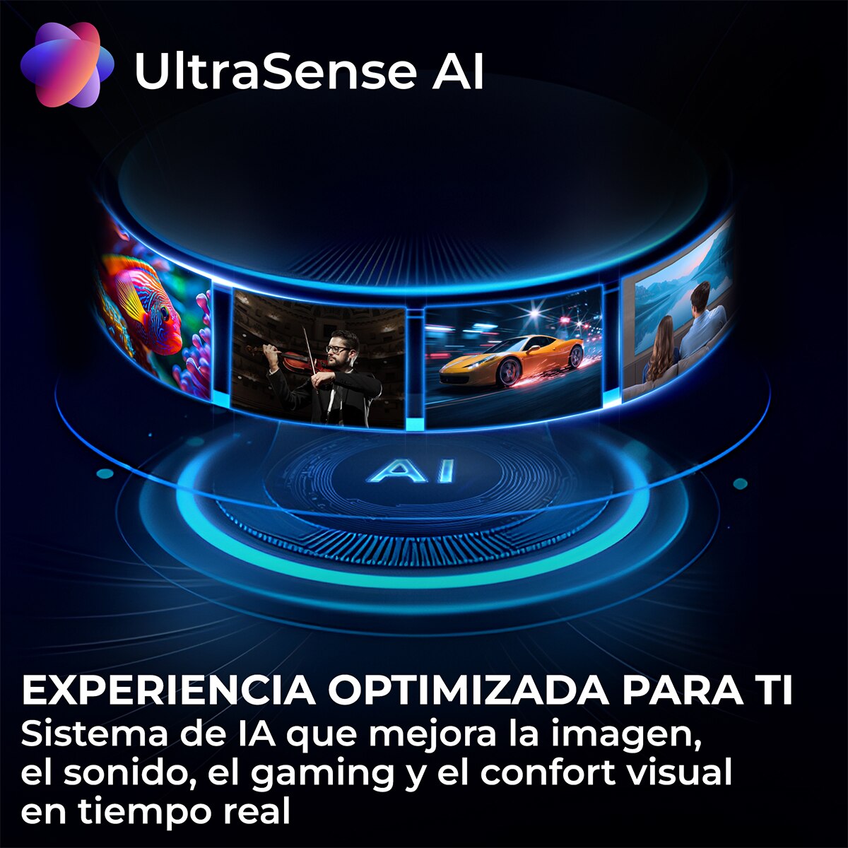TV Mini LED 191 cm (75") Haier M92 H75M92FUX 4K UHD, 144Hz, Google TV, HDR10+, Dolby Vision IQ, Dolby Atmos Negro-5
