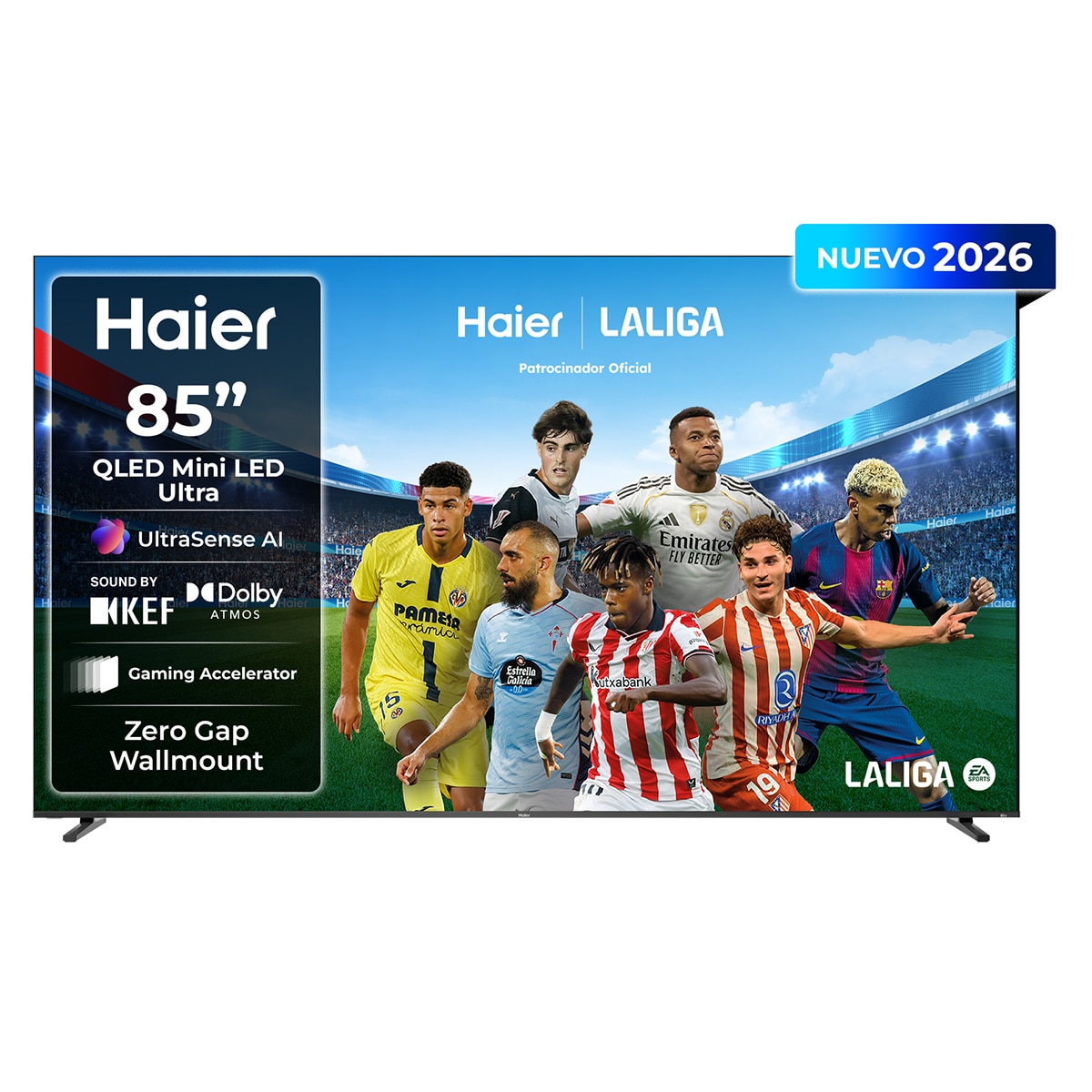 Imagen 0 de TV Mini LED 215 cm (85") Haier M92 H85M92FUX 4K UHD, 144Hz, Google TV, HDR10+, Dolby Vision IQ, Dolby Atmos