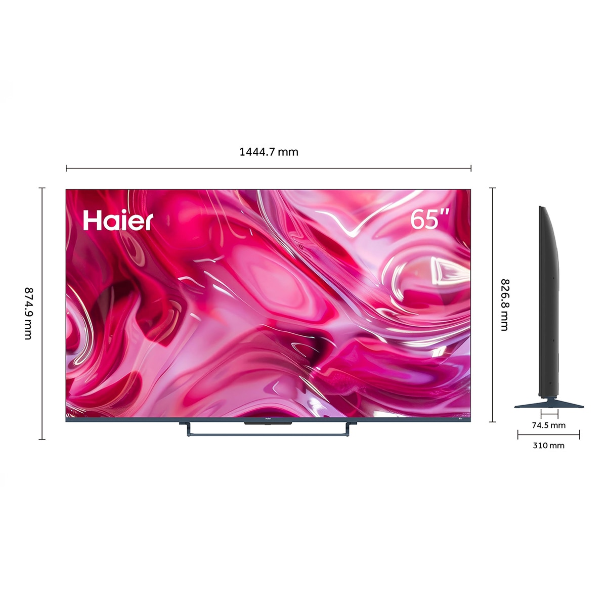 TV QLED 164 cm (65") Haier S90 H65S90GUX 4K UHD, 144Hz DLG240Hz, Google TV, HDR10+, Dolby Vision IQ, Dolby Atmos Sound by KEF Negro-2
