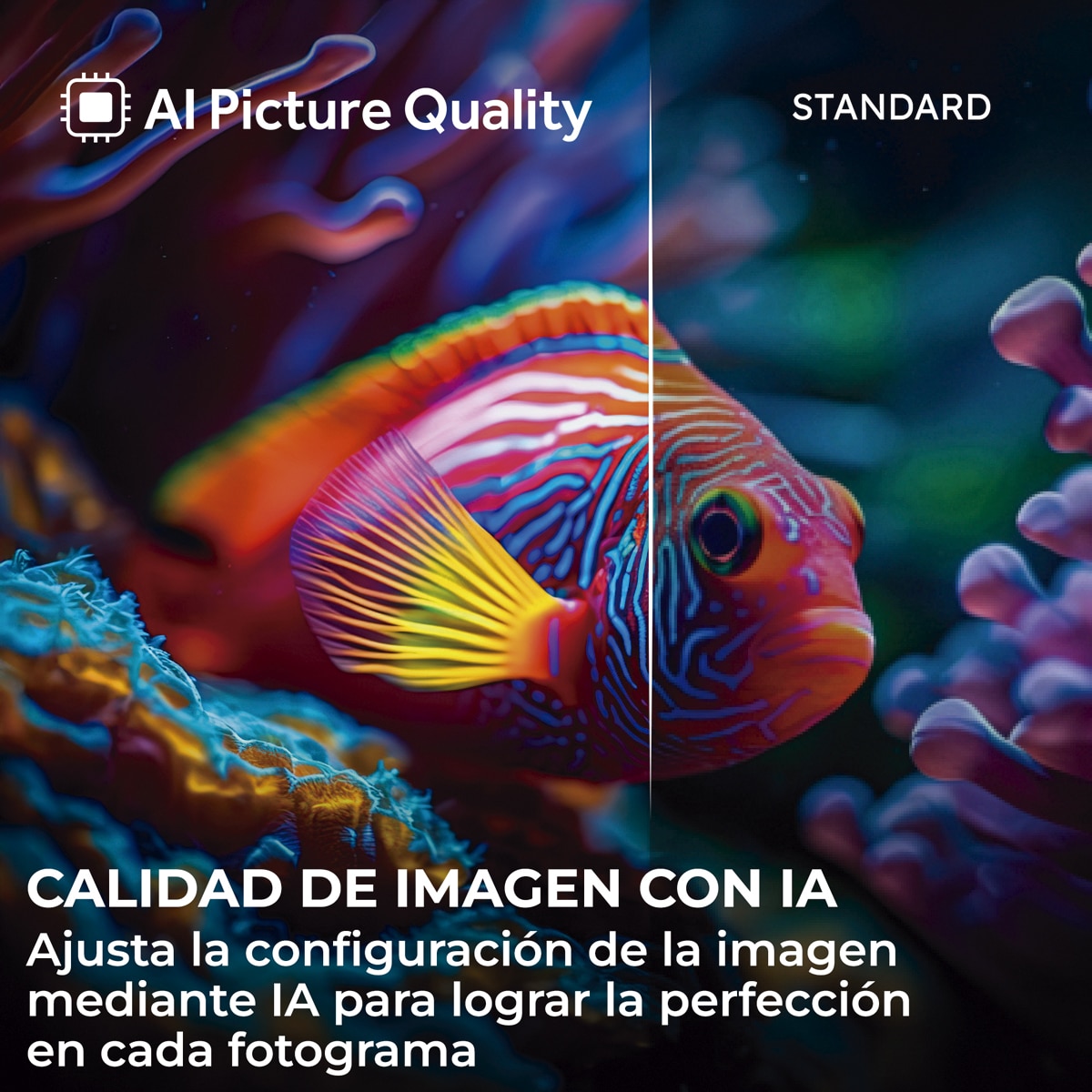 TV QLED 215 cm (85") Haier S80 H85S80GUX 4K UHD, 60Hz, Google TV, HDR10, Dolby Audio, AIPQ (AI Picture Quality) Negro-5
