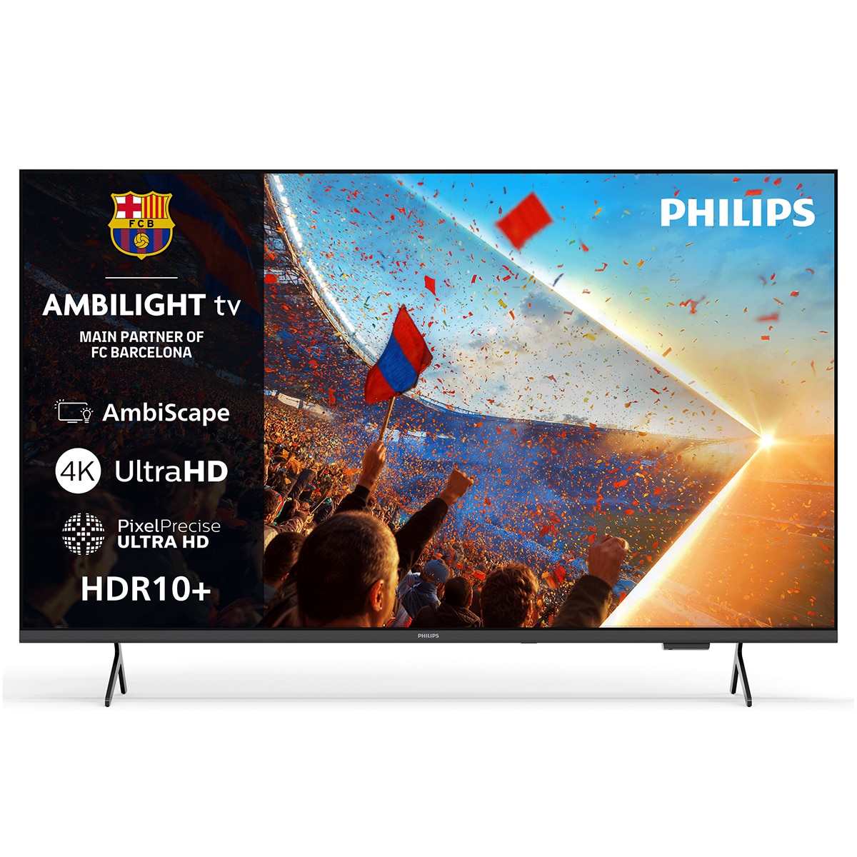 Imagen 0 de TV LED 164cm (65") Philips Ambilight  65PUS8001 4K UHD, Smart TV, Dolby Atmos, Titan OS Negro mate