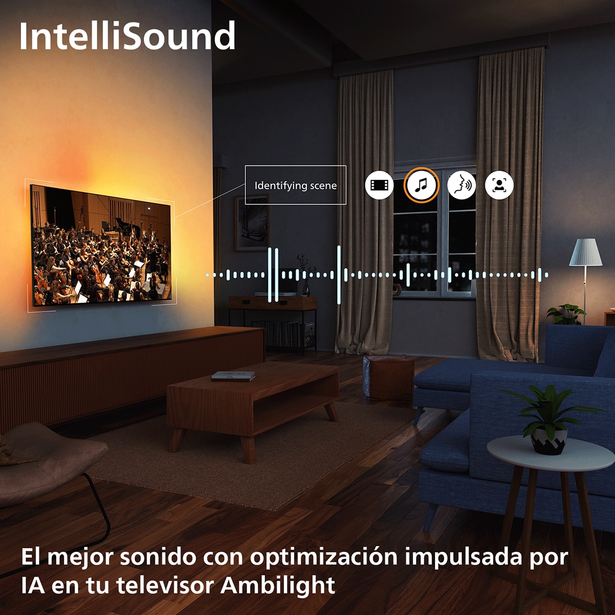 TV LED 164cm (65") Philips Ambilight 65PUS8001 4K UHD, Smart TV, Dolby Atmos, Titan OS - Negro mate Negro mate-10