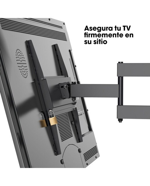 Soporte de pared giratorio hasta 180º/ inclinable 10º Vogel's PP 3040 para TV de 32" a 55" hasta 25 kg Negro-4