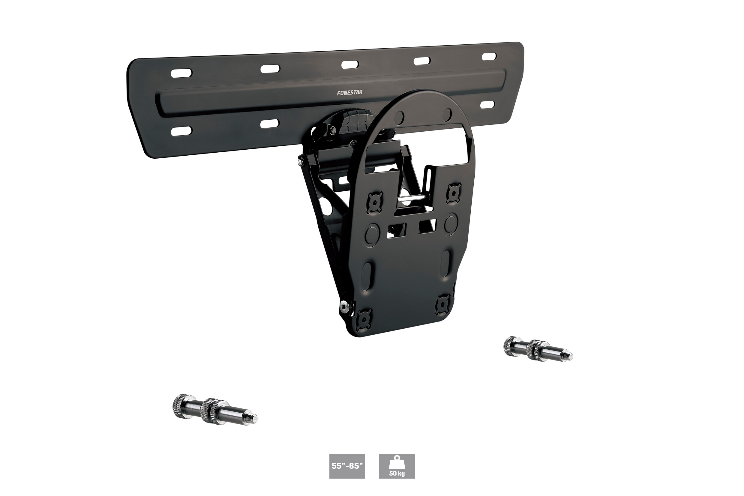 Soporte mural para TV QLED Fonestar STV-621Q de 124,46 a 190,5 cm (49" a 65") - Negro Negro-2