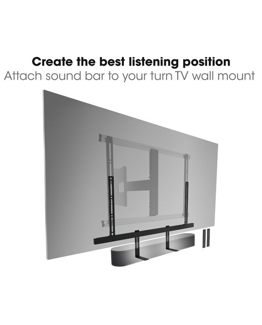 Suporte para Barra de Som Vogels para TV SOUND 3550 até 6,5 kg Preto-2