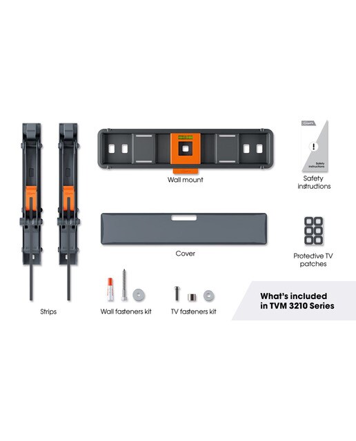 Suporte de Parede Inclinável Para TV Vogel's TVM 3215 de 19" a 43" até 15 Kg Preto-6