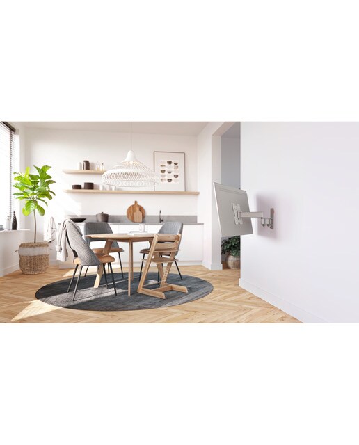 Soporte de pared giratorio hasta 180º Vogel's TVM 3245 para TV de 19" a 43" blanco hasta 15 kg Blanco-4