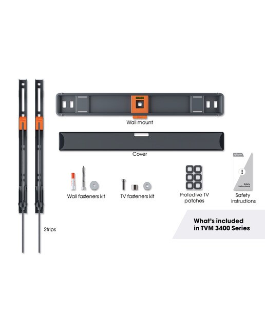 Suporte de Parede Fixo para TV TVM 3405 da Vogel de 32" a 77" até 50 kg Preto-7