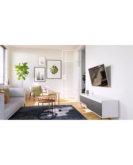 Soporte de pared inclinable Vogel's TVM 3415 para TV 32" a 65" hasta 25 kg Negro-4