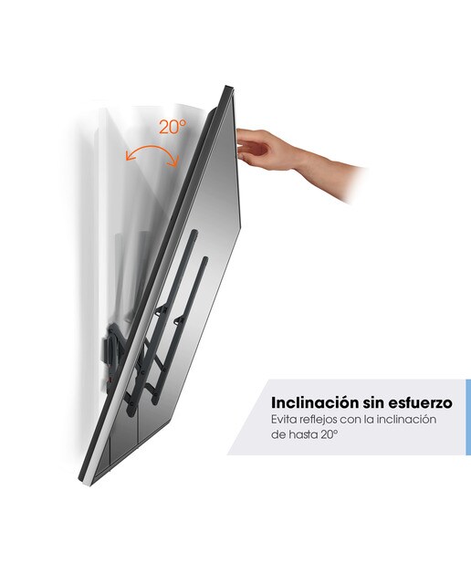 Soporte de pared inclinable Vogel's TVM 3415 para TV 32" a 65" hasta 25 kg Negro-6
