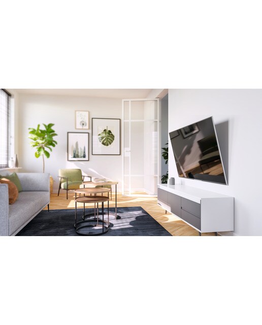 Soporte de pared inclinable hasta 20º Vogel's TVM 3615 para TV de 40" a 77" hasta 35 kg - Negro Negro-3