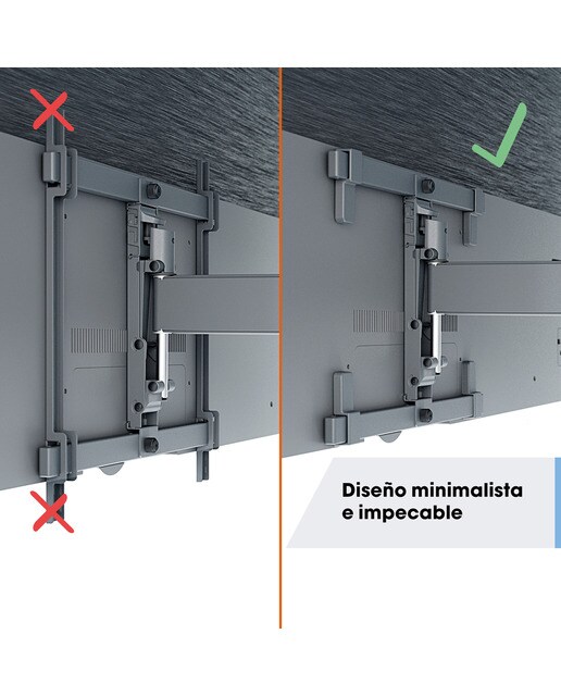 Soporte de pared giratorio hasta 180º Vogel's TVM 3665 para TV OLED de 42" a 77" hasta 35 kg Negro-6