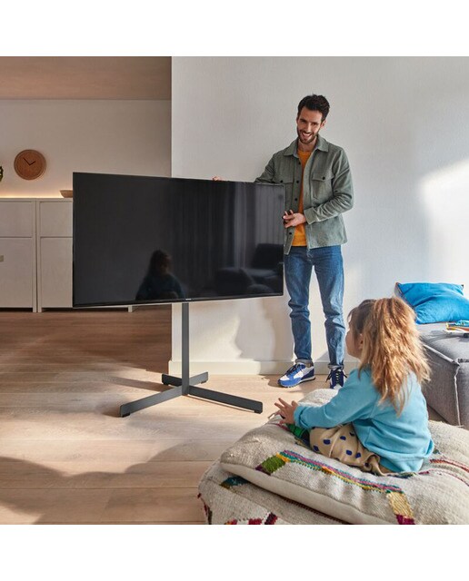 Suporte de Pé Giratório Vogel´s TVS 3690 para TV de 40" a 77" até 50 Kg Preto-3