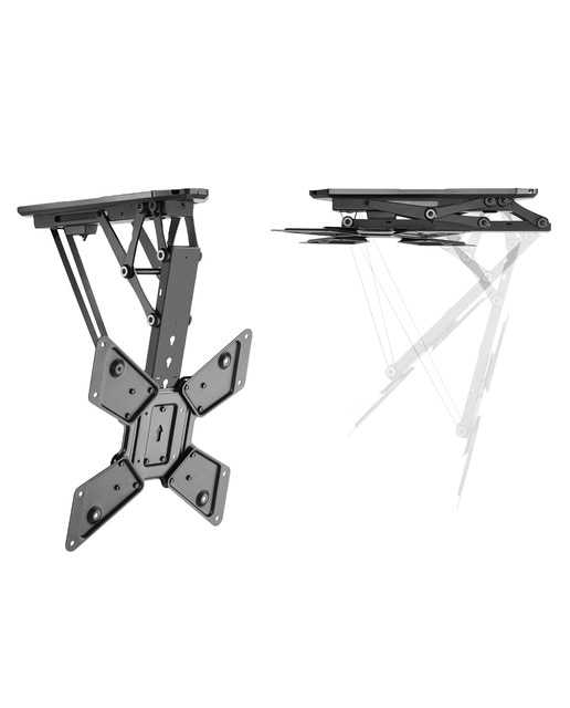 Soporte de techo motorizado Fonestar STTEL-44N para TV de 23" a 55" abatible Negro-4
