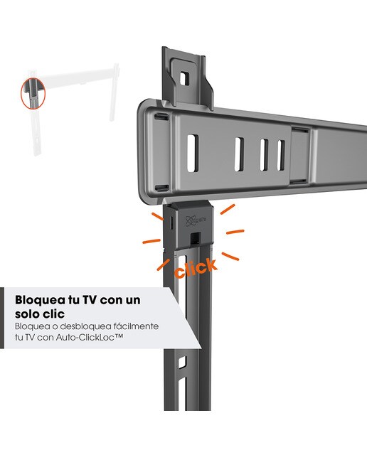 Soporte de pared fijo Vogel's TVM 5405 para TV de 32" a 77" Platino-4