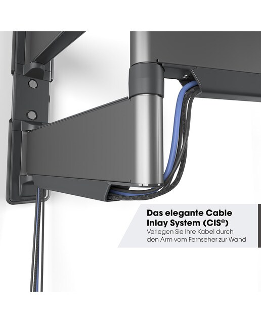 Soporte de pared giratorio Vogel's TVM 5445 para TV de 32" a 65" Platino-4