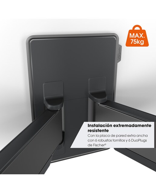 Suporte de Parede Giratório TVM 5855 da Vogel para Televisores de 55" a 100" Platina-5