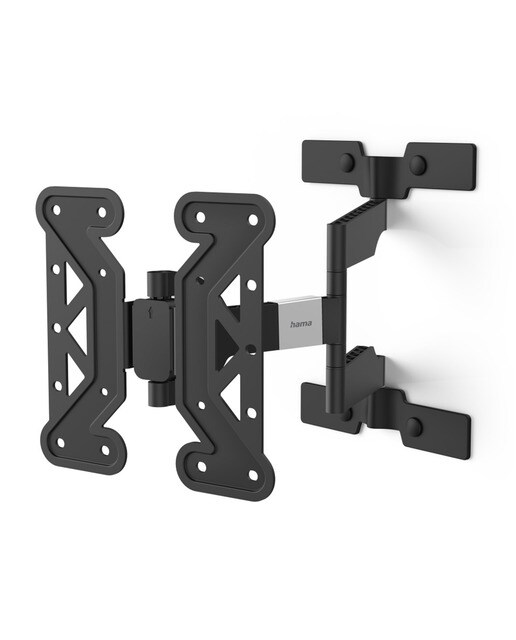 Soporte de pared Hama Fullmotion 2 Brazos Extra Slim para TV 19" a 48" Negro Negro-1