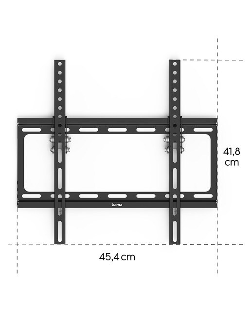 Soporte de pared inclinable Hama para TV de 32" a 65" negro Negro-6