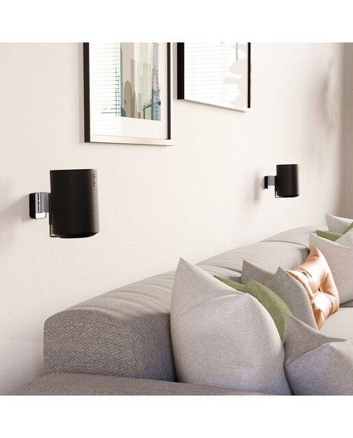 Soporte de pared Vogel's SWM 4111W para altavoz Sonos Era 100 Blanco Blanco-6