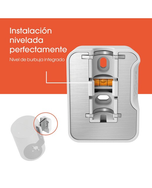 Soporte de pared Vogel's SWM 4111W para altavoz Sonos Era 100 Blanco Blanco-9