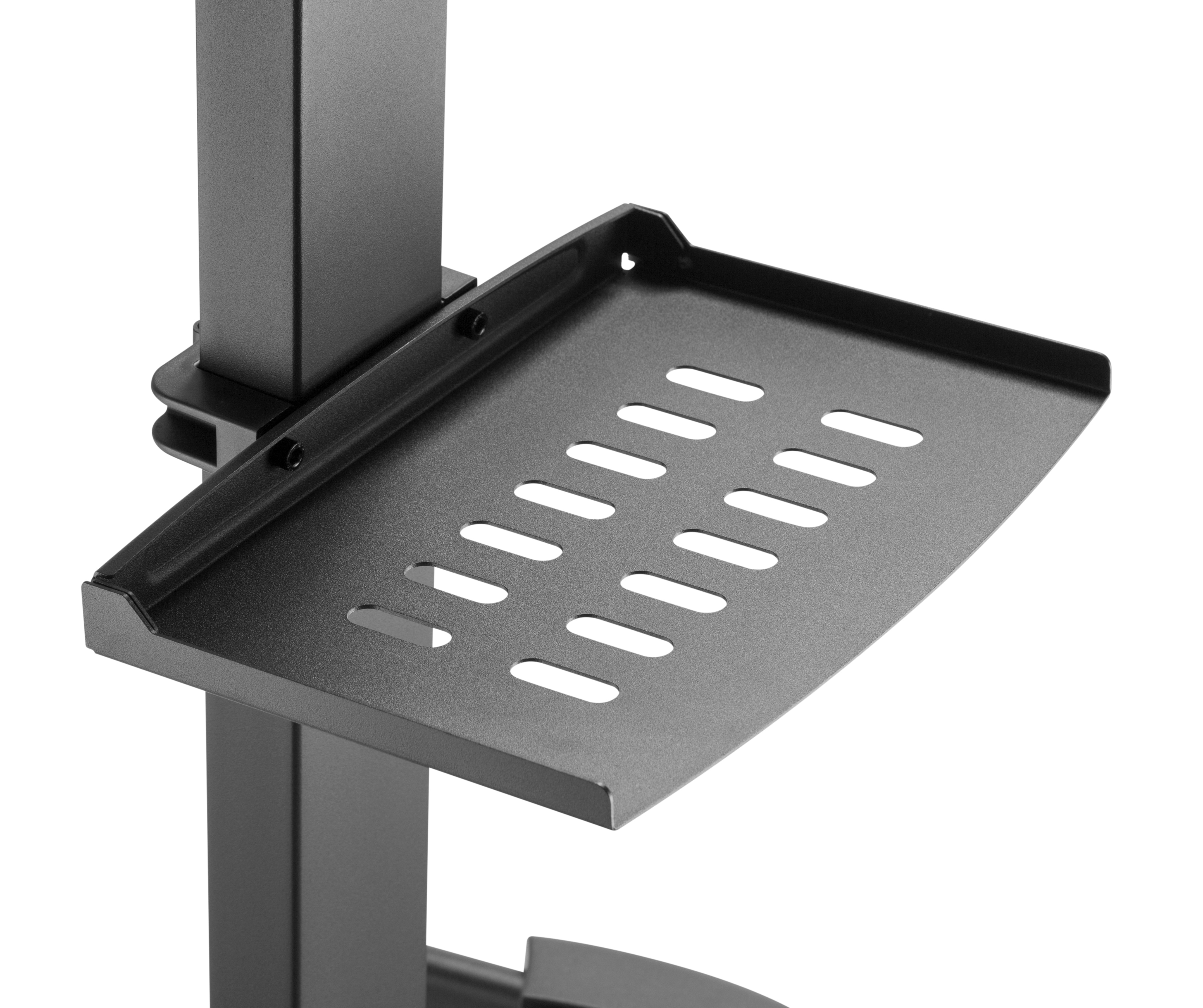Soporte de suelo Fonestar STS-4244N para TV de 32" a 65", robusto y con ruedas Negro-6