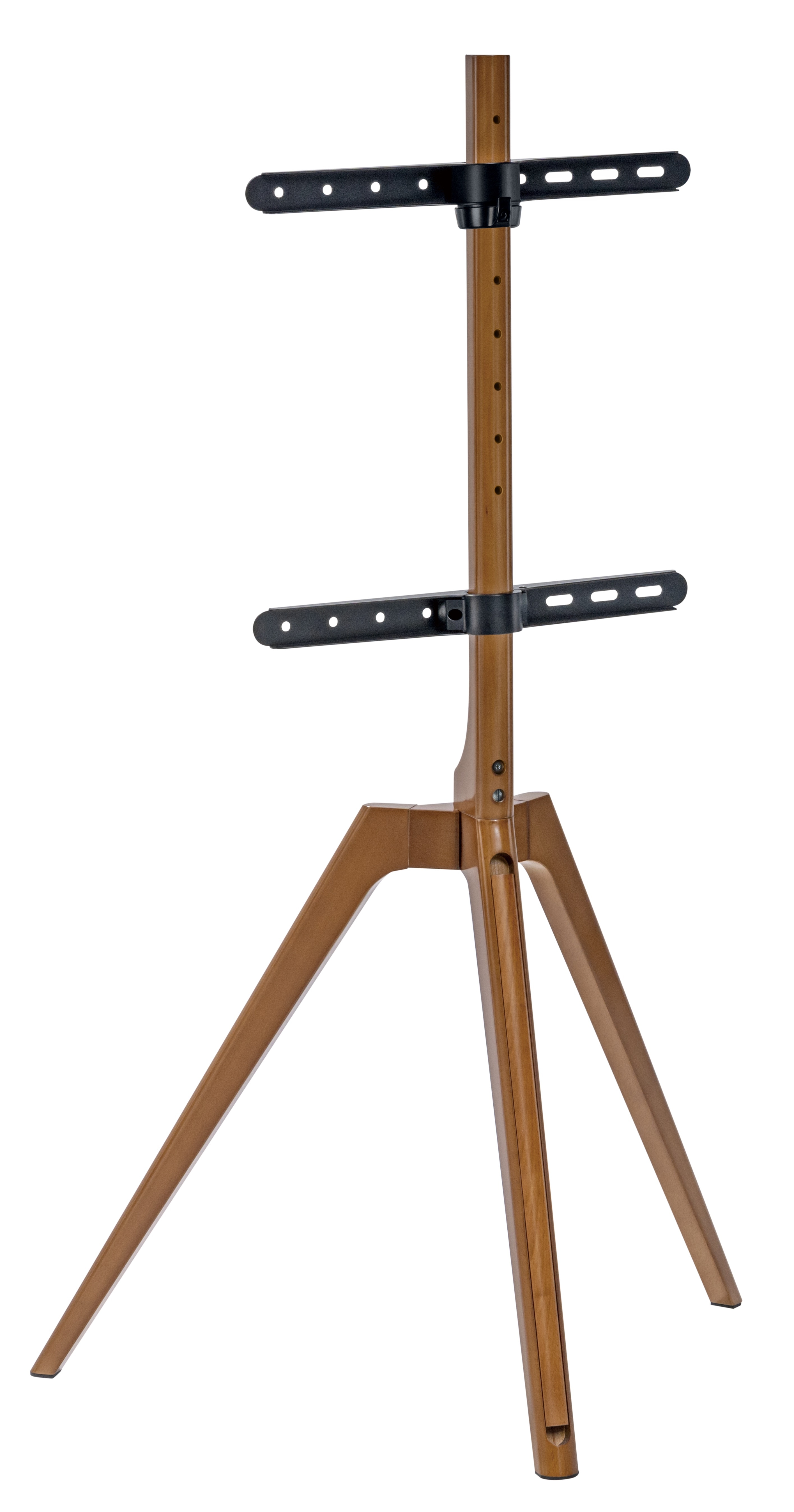 Suporte de Chão Fonestar STS-M5044 para TV de 42" a 65", Design em Madeira Nogueira/Preto-4
