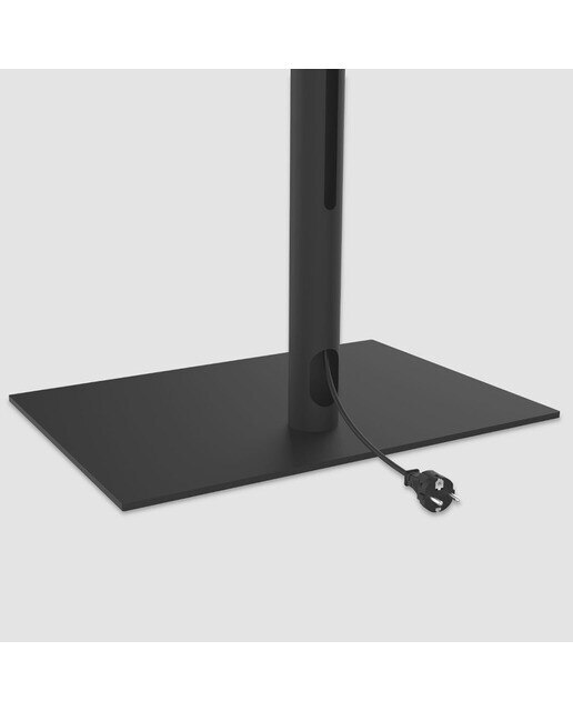 Soporte de suelo Loewe-Cavus SQUARE 120B42 para Serie We. SEE OLED de 32" a 65" Negro-3