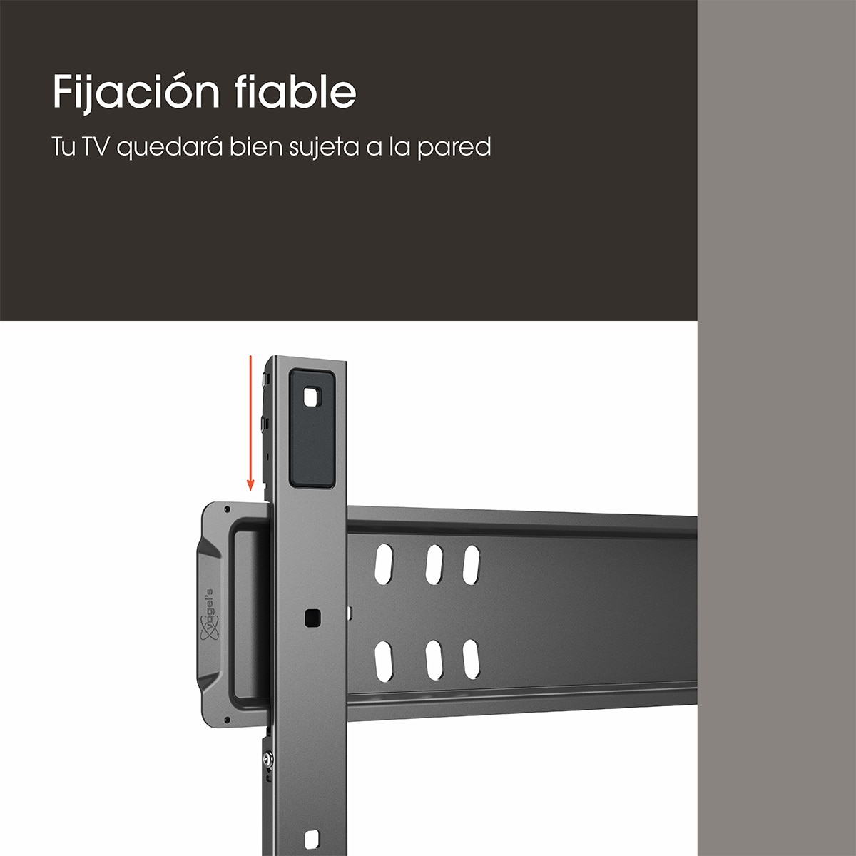 Soporte de pared Vogel's TVM 5705 para TV hasta 110" Negro-6