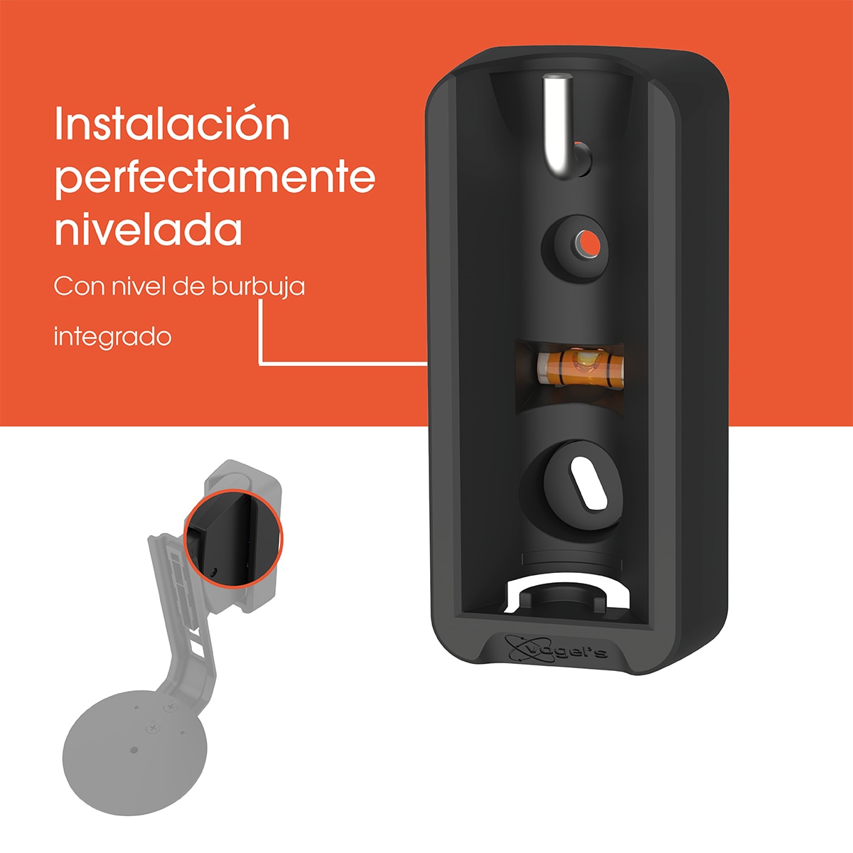 Soporte de pared Vogel's para altavoz Sonos Era 100 - Negro Negro-4