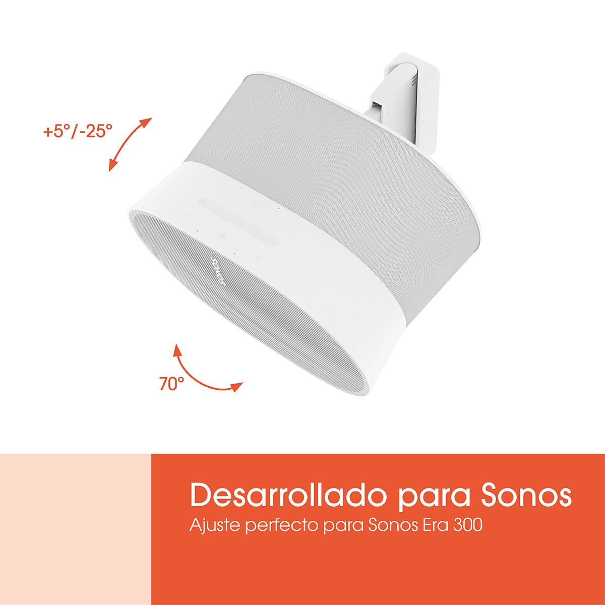 Soporte de pared Vogel's para altavoz Sonos Era 300 - Blanco Blanco-7
