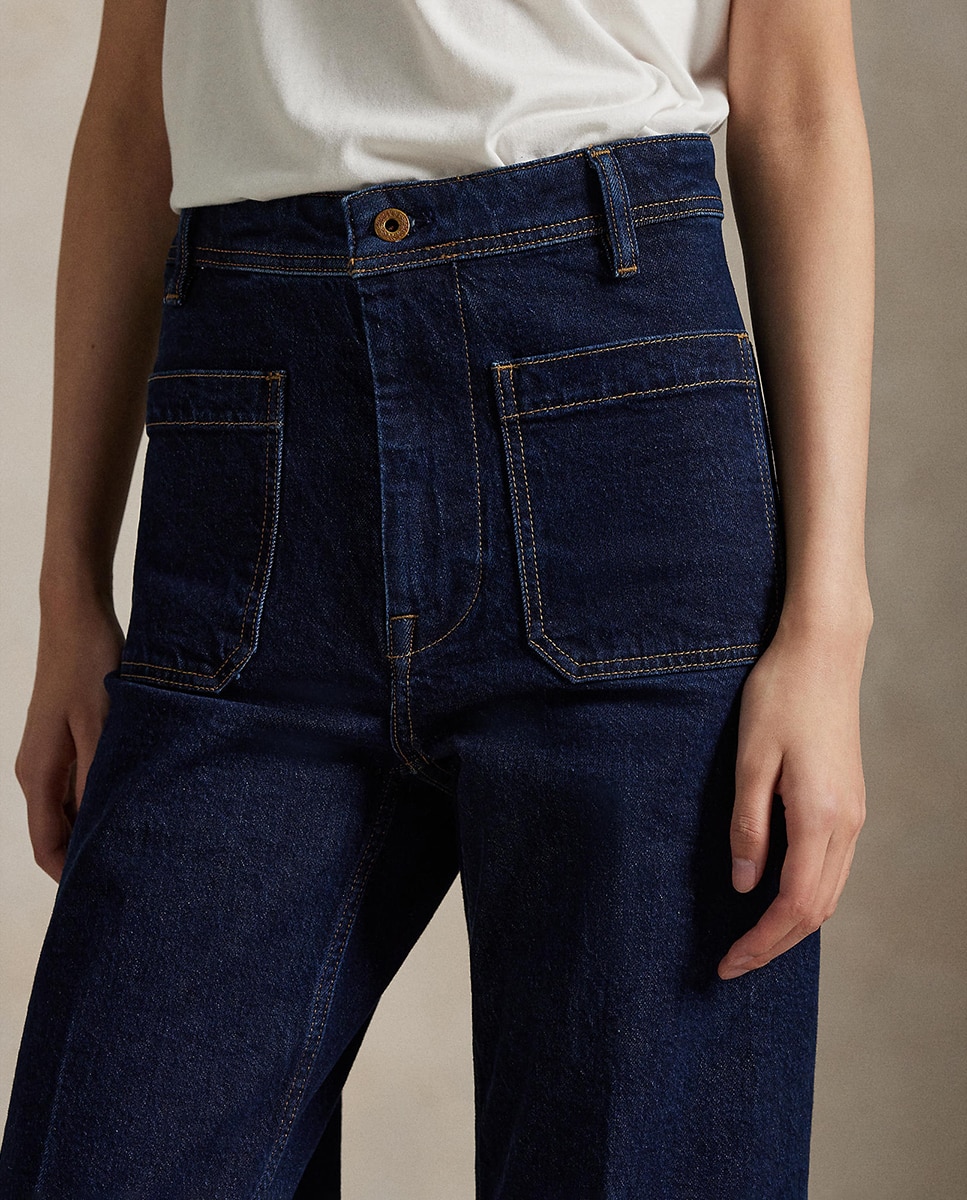 Imagen 6 de Vaquero campana de mujer de tiro alto - Polo Ralph Lauren - Azul marino Azul marino