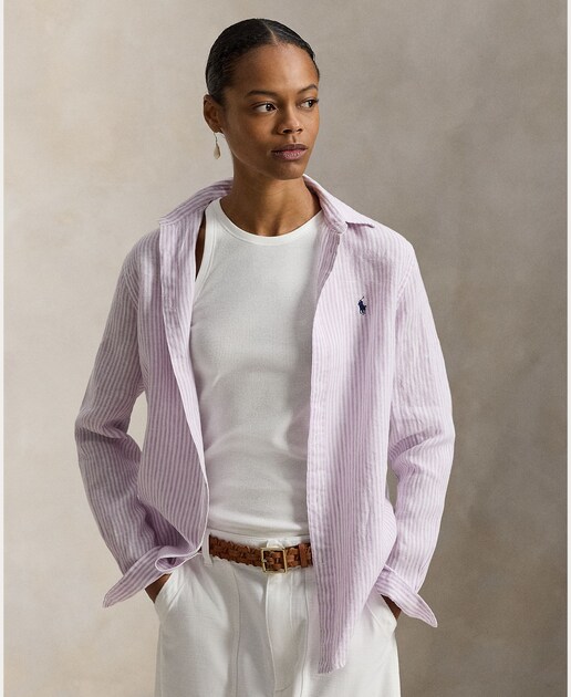 Imagem 0 de Camisa de Linho com Cavalo Bordado