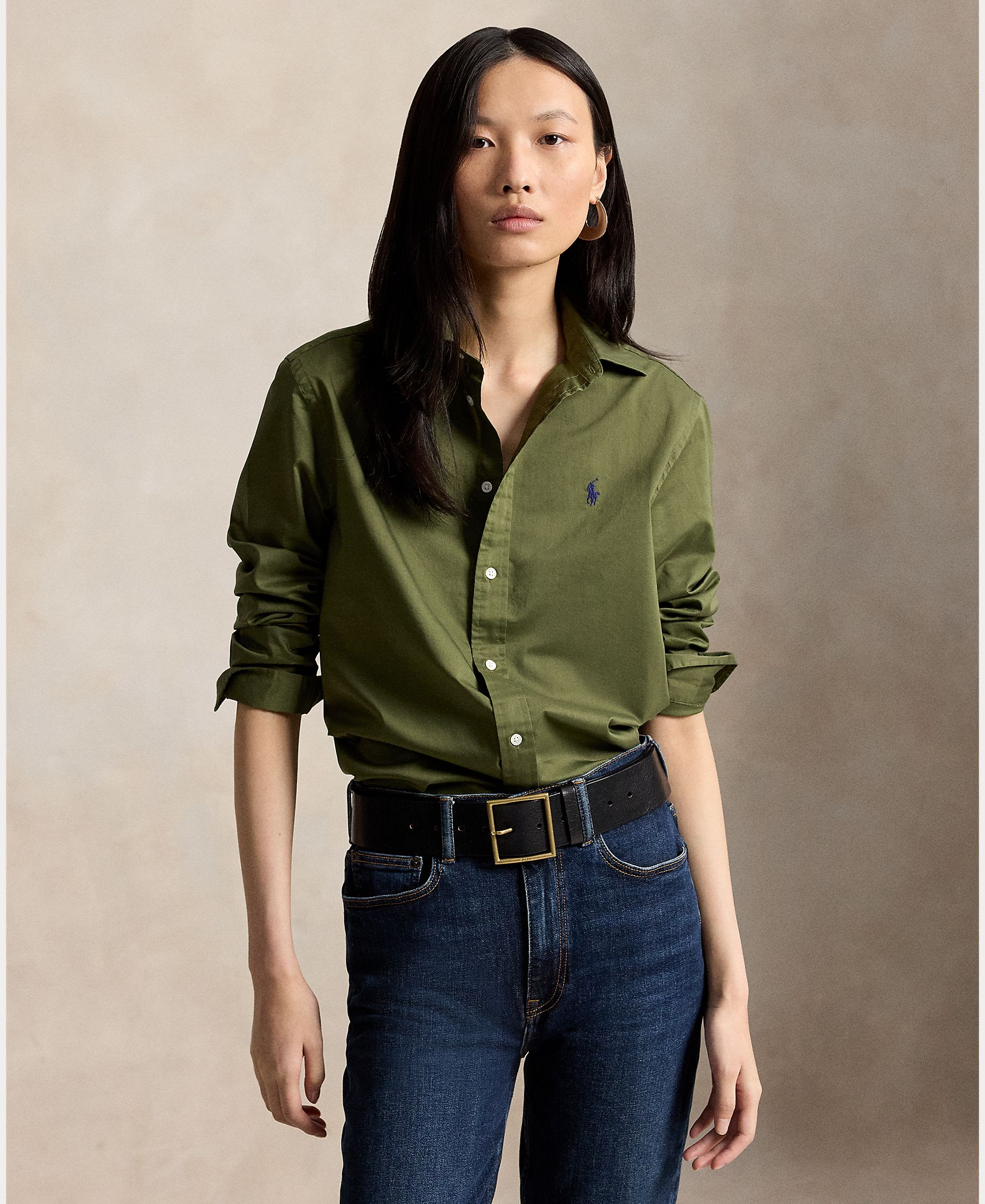Imagem 0 de Camisa Oxford de Algodão Classic Fit