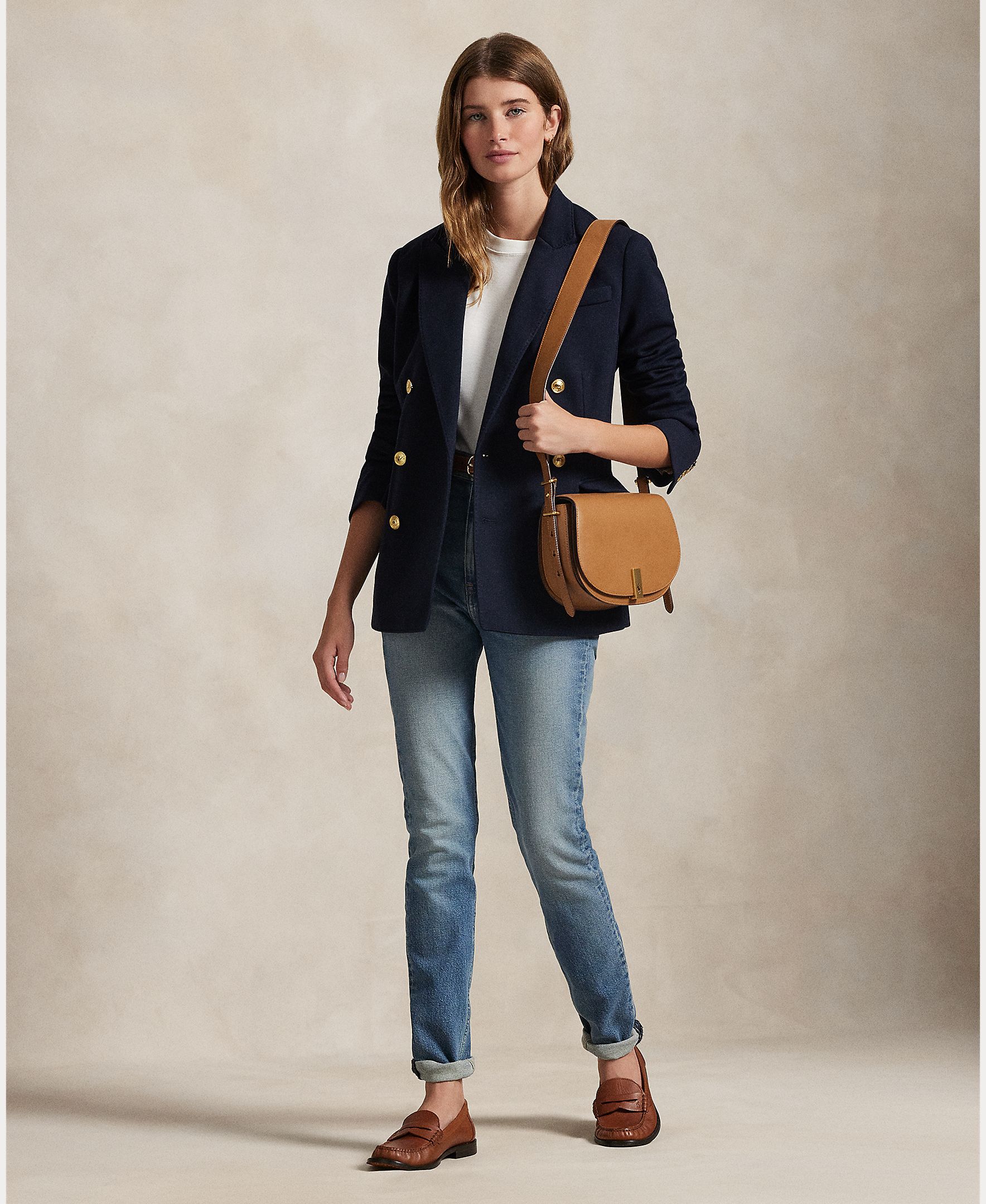 Polo Ralph Lauren - Blazer de mujer con bolsillos y botones.