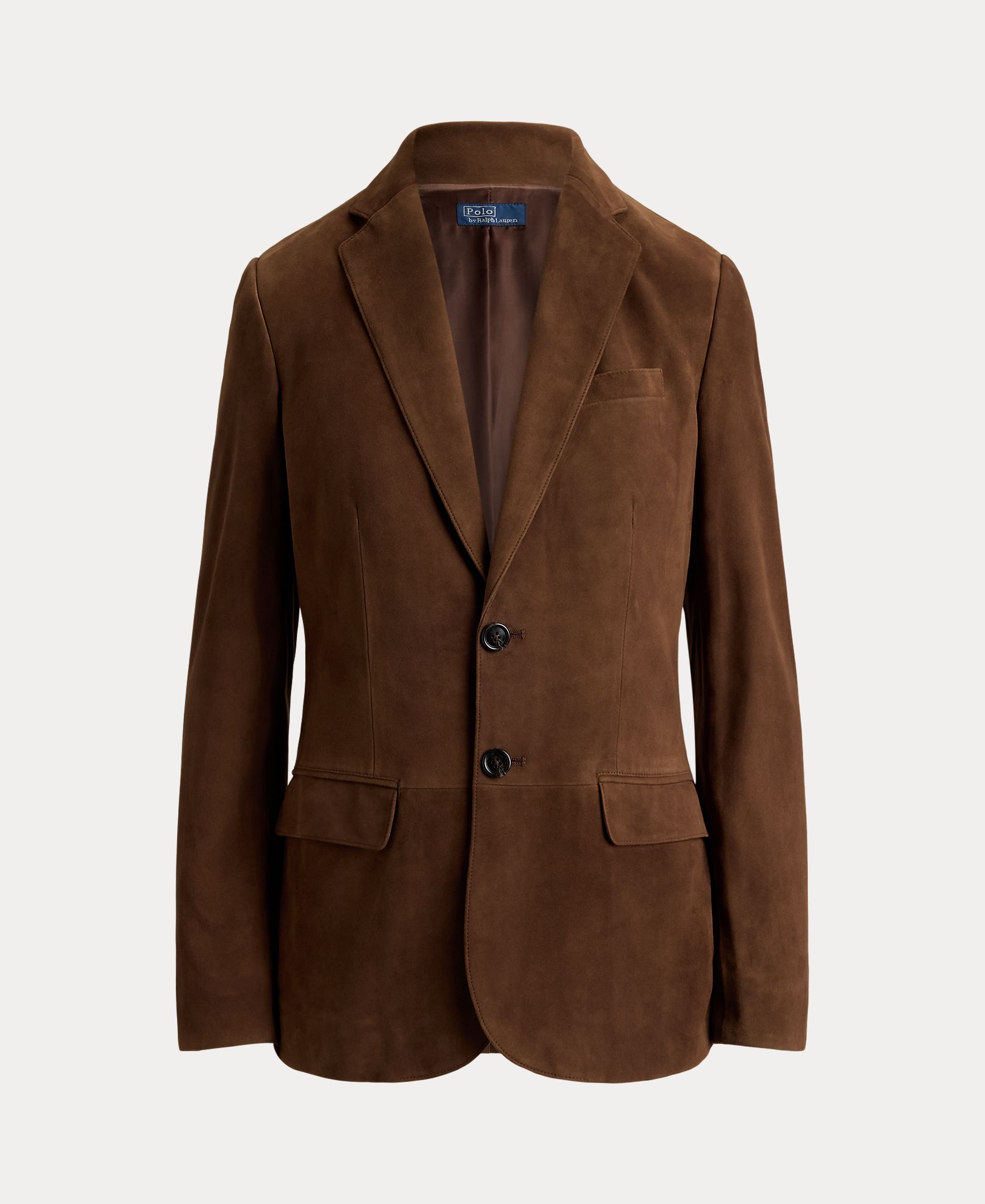 Blazer de mujer de ante - Polo Ralph Lauren - Marrón oscuro Marrón oscuro-6