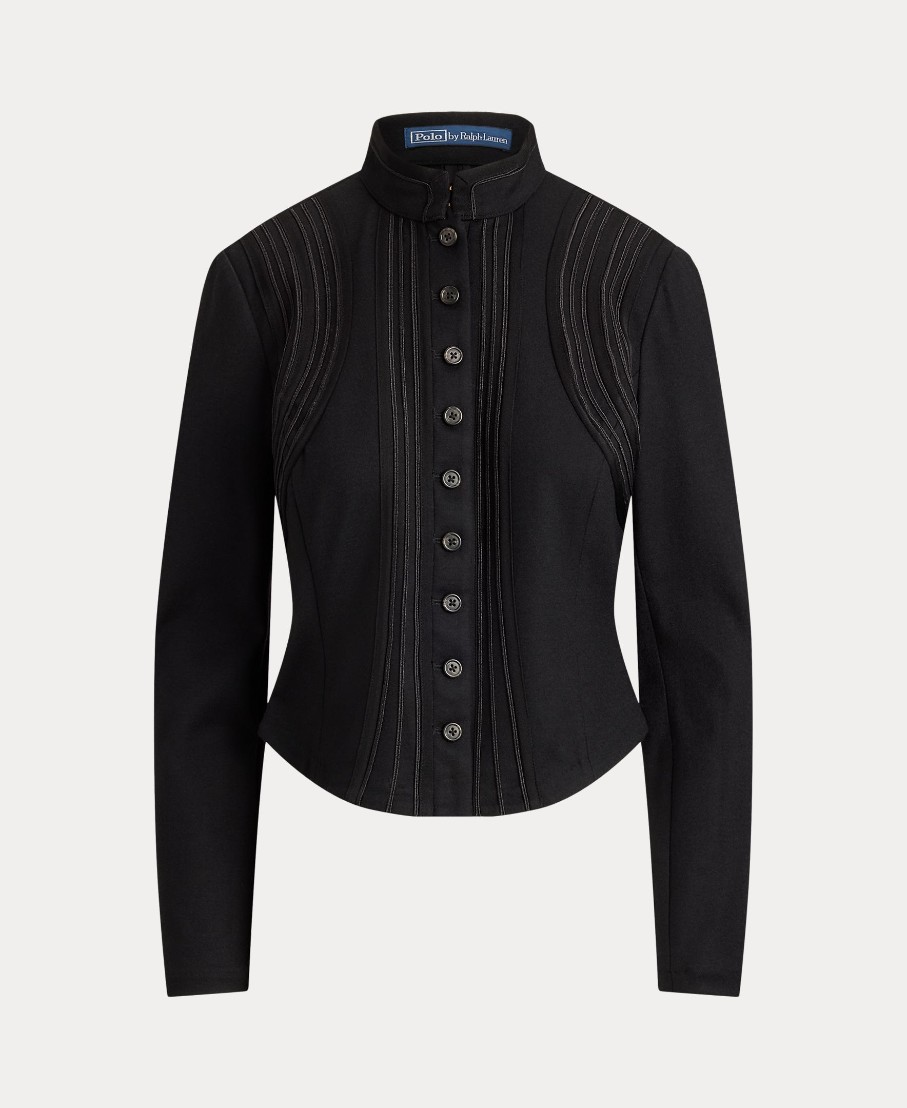 Imagen 7 de Chaqueta de mujer de algodón y lana - Polo Ralph Lauren - Negro Negro