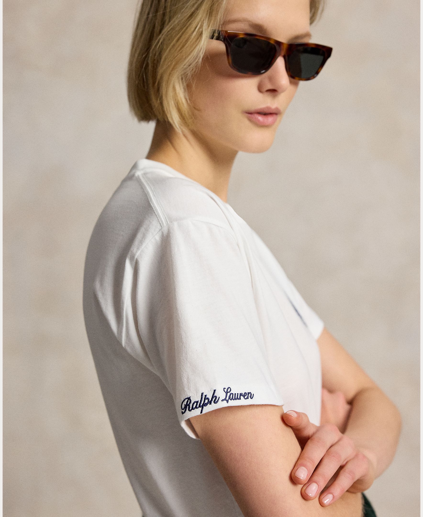 T-shirt de Algodão Wimbledon Branco-3