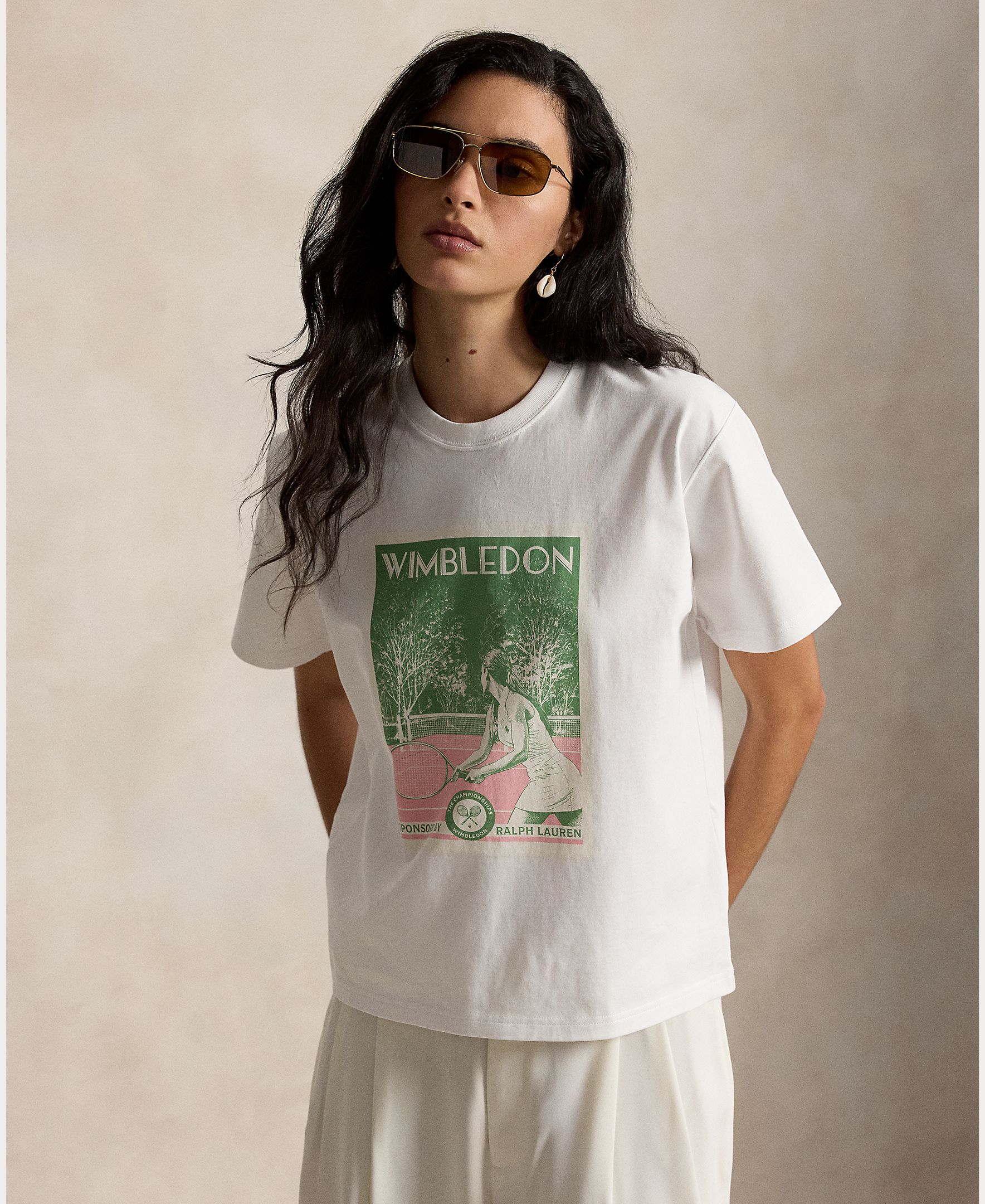 Imagem 0 de T-shirt de Algodão Wimbledon