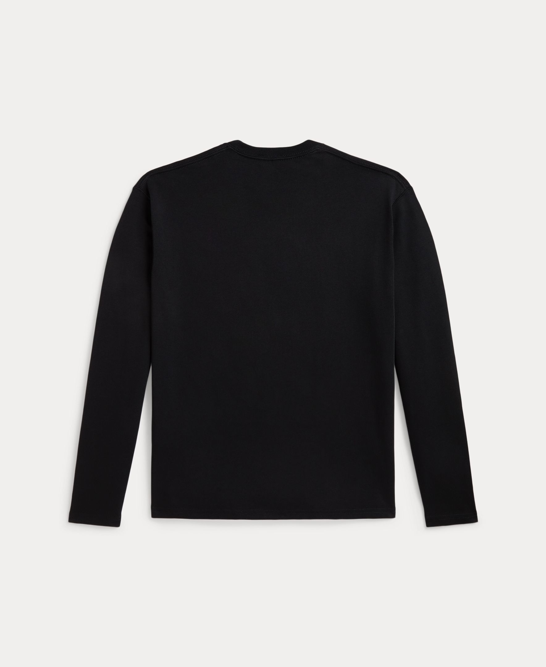 T-shirt de algodão com Polo Bear Preto-2