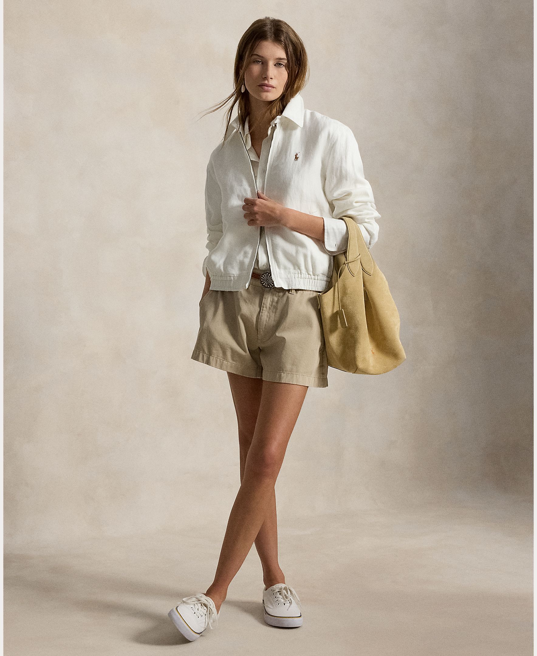 Imagem 0 de Blusão de Linho com Cavalo Bordado