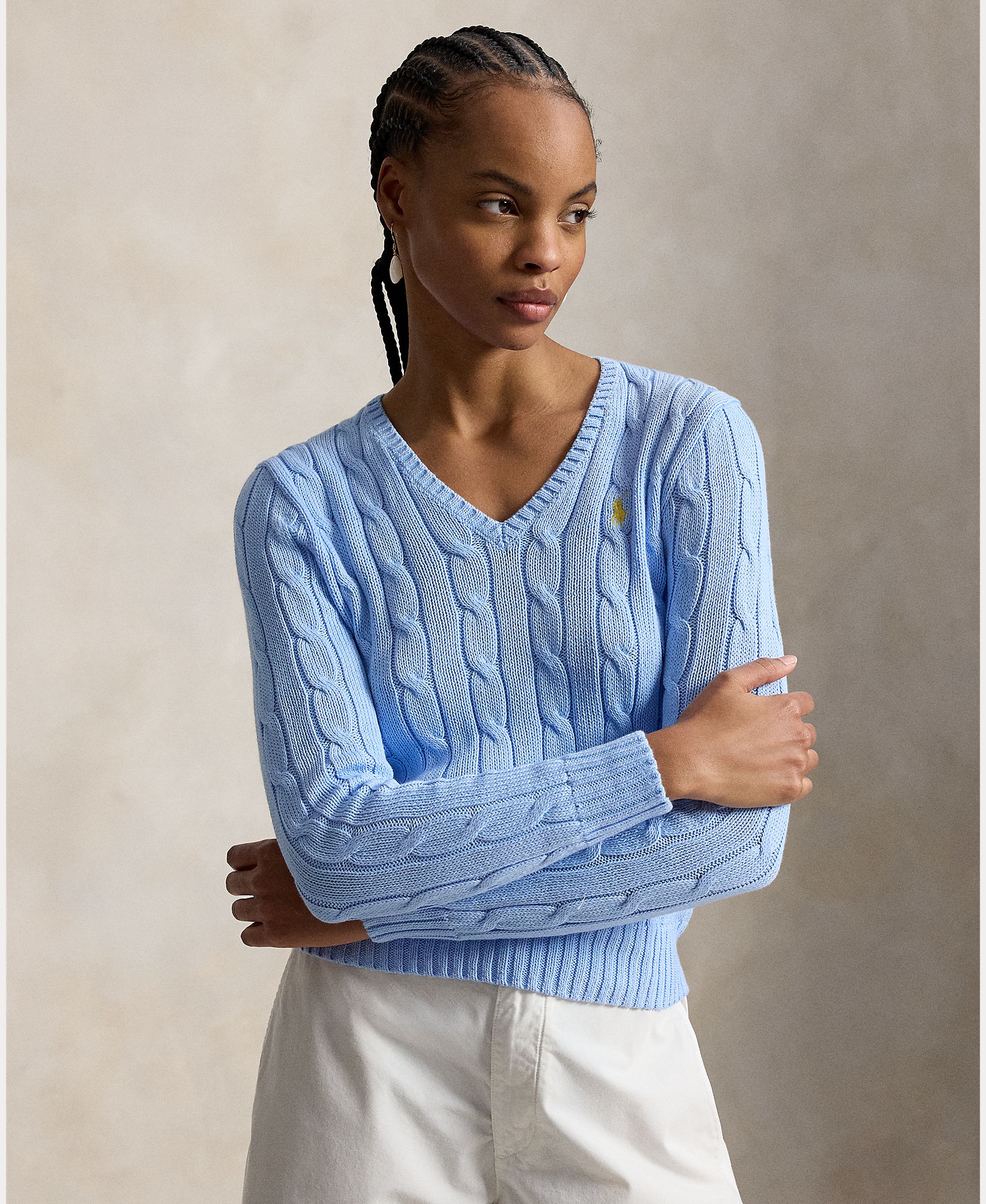 Imagem 0 de Camisola de malha do cabo de algodão