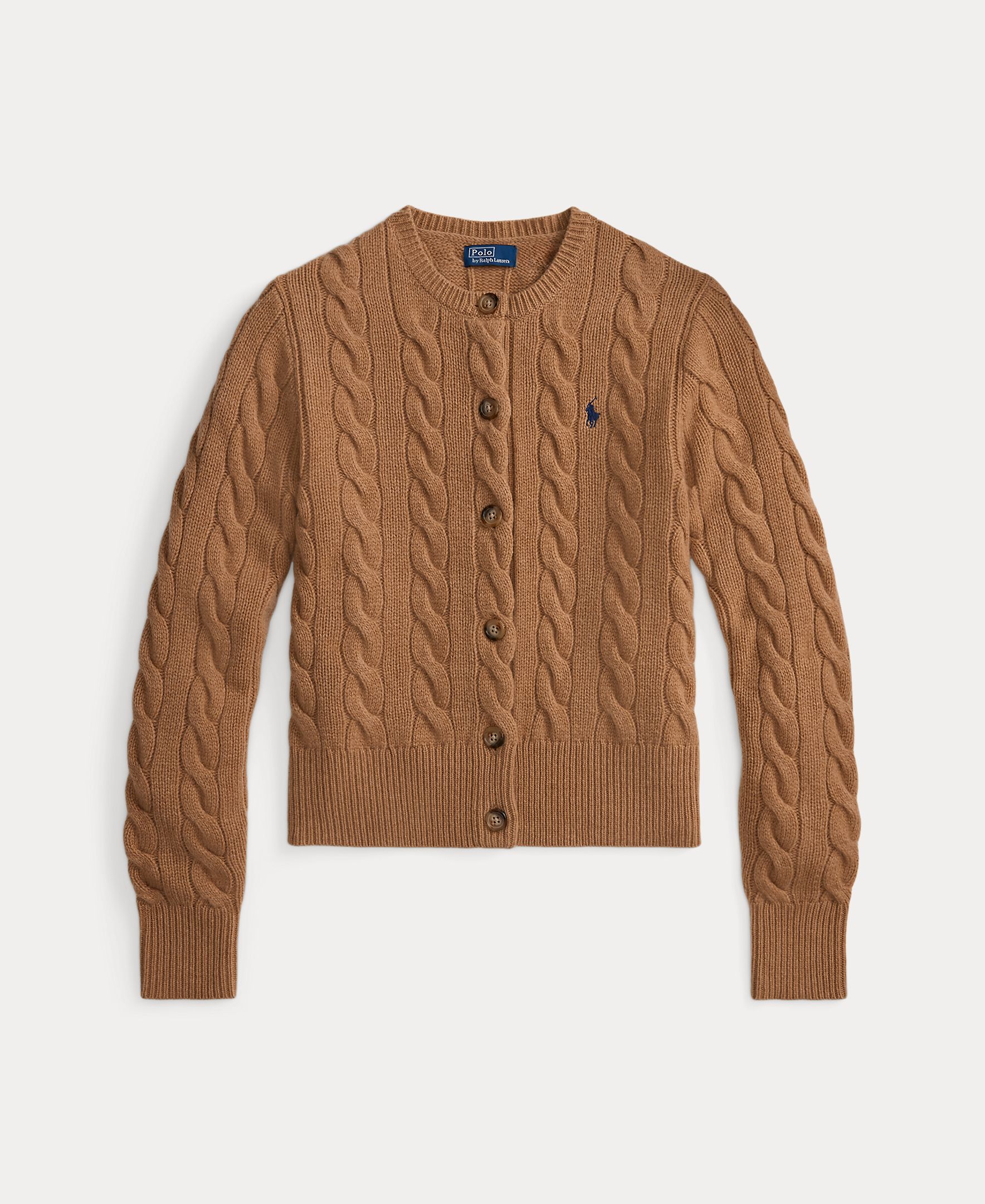 Cárdigan de mujer de lana y cachemira - Polo Ralph Lauren - Caramelo Caramelo-6